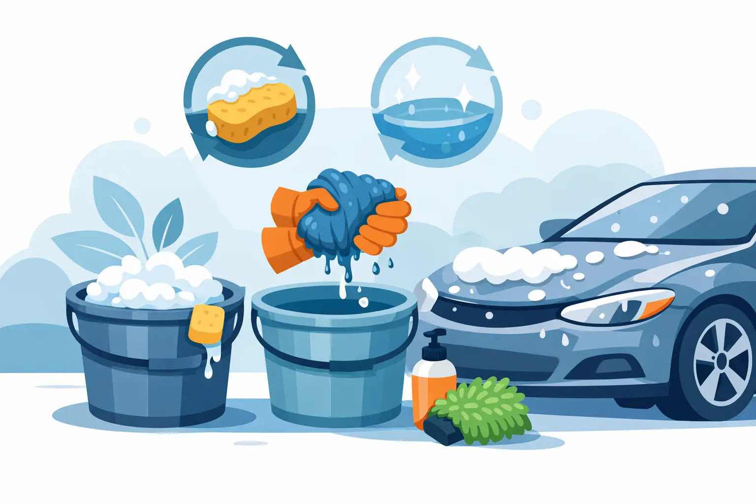 Two Bucket Wash Method Steps That Work