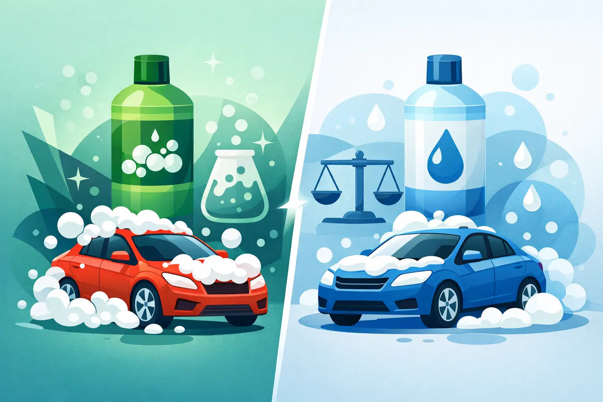 Alkaline Shampoo vs Neutral Shampoo for Cars